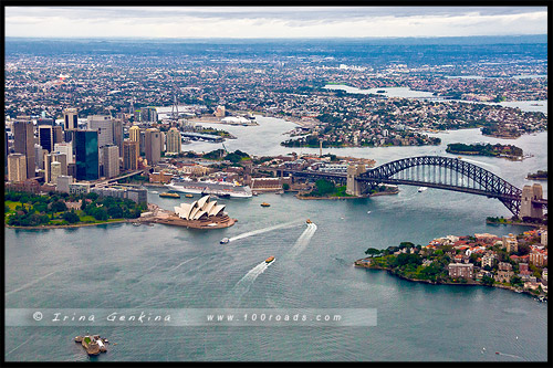 Полет над Сиднеем, Сидней, Sydney, Австралия, Australia