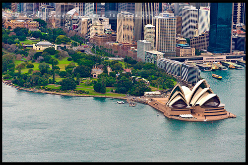 Полет над Сиднеем, Сидней, Sydney, Австралия, Australia