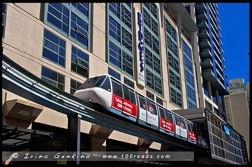 Сиднейский монорельс, Sydney Monorail, public transport, Сидней, Sydney, Австралия, Australia