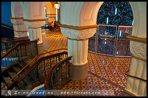 Рождественская елка, Swarovski Xmas Tree, Здание Королевы Виктории, Queen Victoria Building, Сидней, Sydney, Австралия, Australia