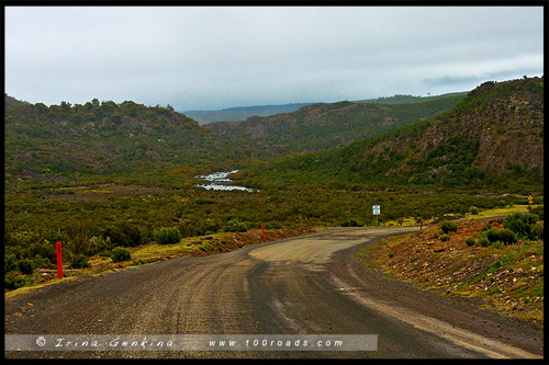 Озерное шоссе, Lake Highway, Дорога A5, Тасмания, Tasmania, Австралия, Australia