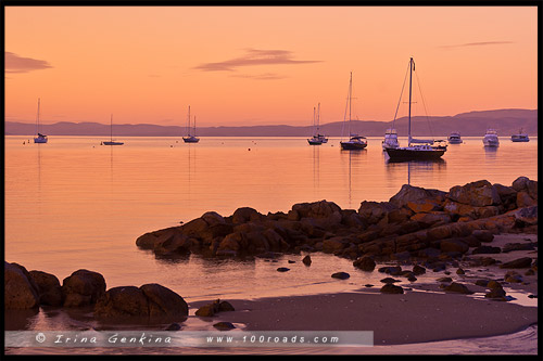 Залив Колс, Coles Bay, Тасмания, Tasmania, Австралия, Australia