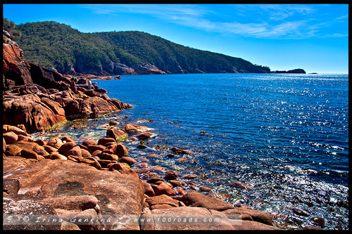 Полуостров Фрейсине, Freycinet Peninsula, Тасмания, Tasmania, Австралия, Australia