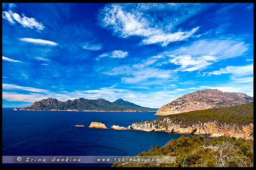 Полуостров Фрейсине, Freycinet Peninsula, Тасмания, Tasmania, Австралия, Australia