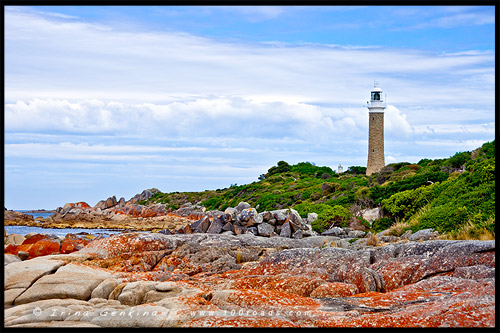 Маяк Эддистоун, Eddystone Point Lighthouse, Тасмания, Tasmania, Австралия, Australia