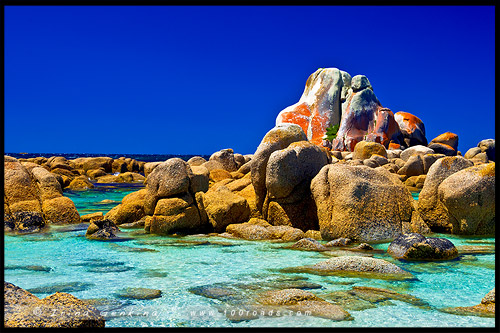 Picnic Rocks, Скалы приятного времяпрепровождения, Eddystone Point, Тасмания, Tasmania, Австралия, Australia