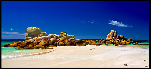 Picnic Rocks, Пикник Рокс, Скалы приятного времяпрепровождения, Eddystone Point, Тасмания, Tasmania, Австралия, Australia