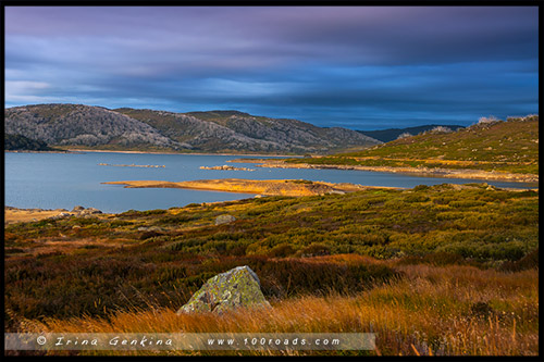 Водохранилище Rocky Valleyв, Высокогорье Богонг, Bogong High Plains, Фолс Крик, Falls Creek, Викторианские Альпы, Victorian Alps, Австралия, Australia