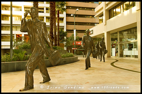 Шаги во времени, Footsteps in time, Перт, Perth, Западная Австралия, Western Australia, WA, Австралия, Australia