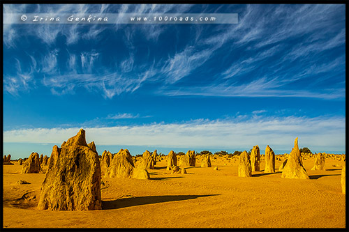 Пустыня Пиннаклс, Pinnacles Desert, Национальный Парк Намбунг, Nambung National Park, Западная Австралия, Western Australia, WA, Австралия, Australia