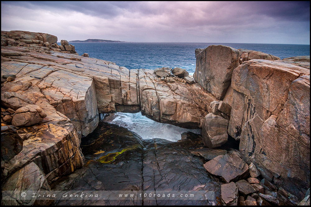 Окрестности Олбани (Albany) в дождливый день - Torndirrup National Park, Западная Австралия (Western Australia)