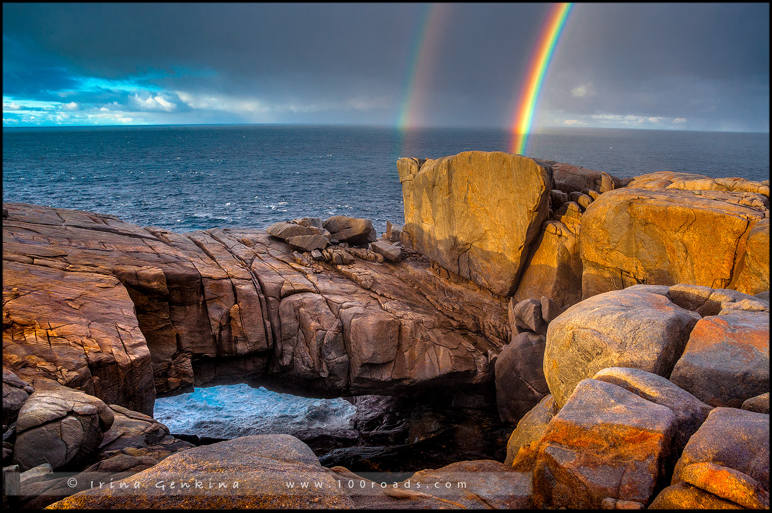 Природный мост, Natural Bridge, Национальный парк Торндирруп, Torndirrup National Park, Западная Австралия, Western Australia, Австралия, Australia