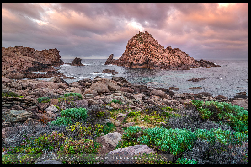 Скала Сахарная голова, Sugarloaf Rock, Юго-Запад, Западная Австралия, Western Australia, Австралия, Australia