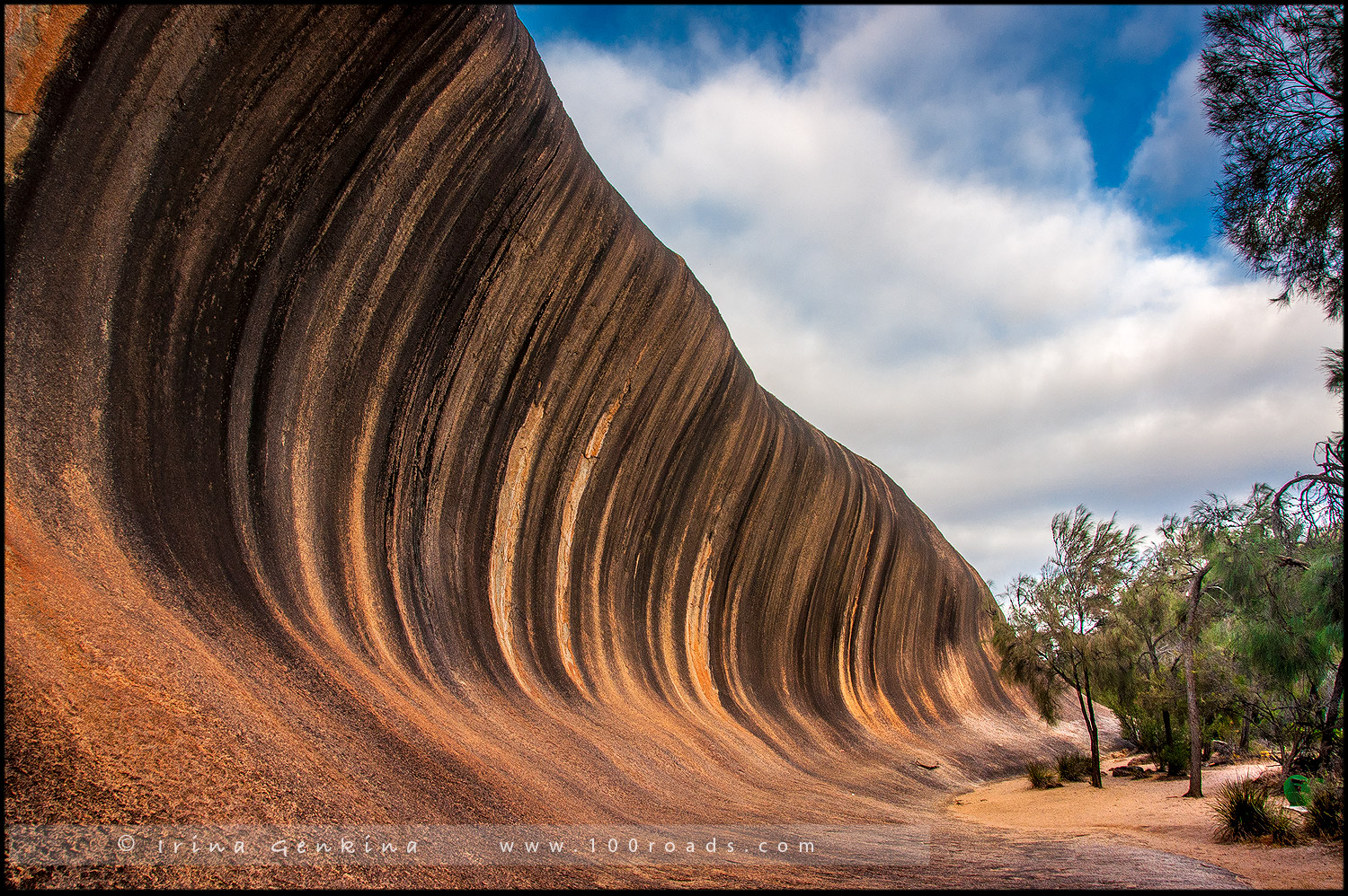 Скала Волна, Wave Rock, Западная Австралия, Western Australia, Австралия, Australia