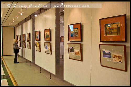 Выставка, 53 станции Токайдо, Fifty-three Stations of the Tokaido, Hoeido version, Japan Foundation Gallery, Сидней, Sydney, Австралия, Australia