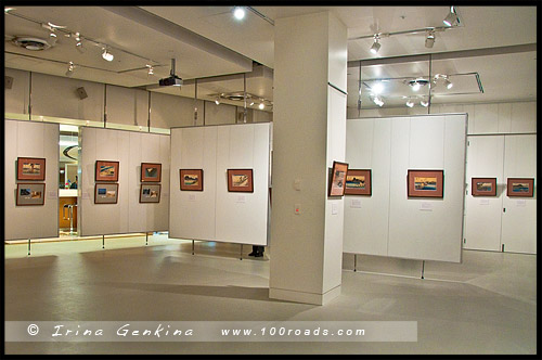 Выставка, 53 станции Токайдо, Fifty-three Stations of the Tokaido, Hoeido version, Japan Foundation Gallery, Сидней, Sydney, Австралия, Australia