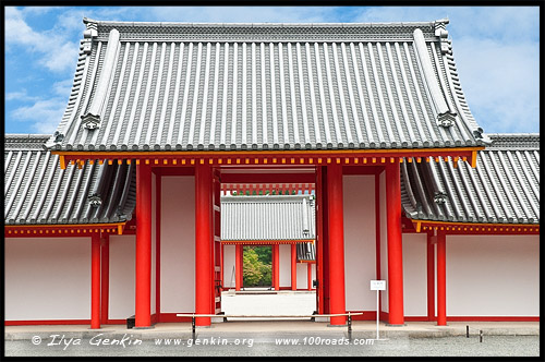 Императорский дворец в Киото, Kyoto Imperial Palace, Кёто Госё, Kyoto Gosho, 京都御所, Камигё-ку, Kamigyo-ку, 上京区, Киото, Kyoto, 京都市, регион Кансай, Kansai, Хонсю, Honshu Island, 本州, Япония, Japan, 日本