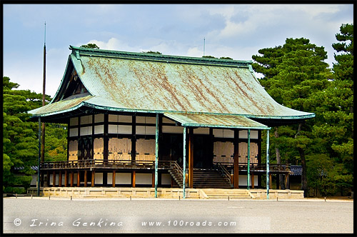 Императорский дворец в Киото, Kyoto Imperial Palace, Кёто Госё, Kyoto Gosho, 京都御所, Камигё-ку, Kamigyo-ку, 上京区, Киото, Kyoto, 京都市, регион Кансай, Kansai, Хонсю, Honshu Island, 本州, Япония, Japan, 日本