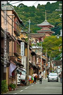 Улочка рядом хостелем, Киото, Kyoto, 京都市, Хонсю, Honshu Island, 本州, Япония, Japan, 日本