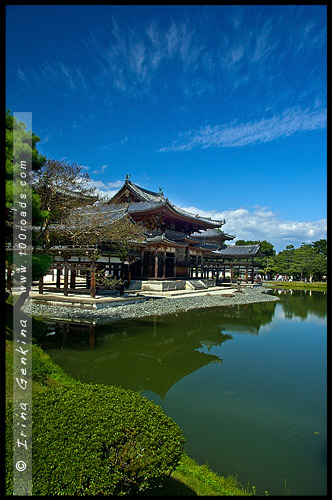 Павильон Феникса, Hoo-do, 鳳凰堂, Храм Бёдо-ин, Byodo-in, 平等院, Удзи, Uji
