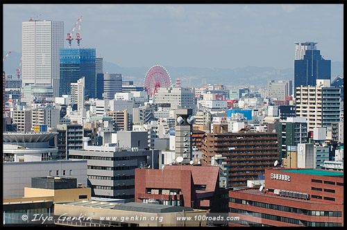 Главная башня, Тенсюкаку, Tenshukaku, 天守閣, Замок в Осака, Kin-jo, Osaka Castle, 大坂城, Осака, Osaka, 大阪, регион Кансай, 関西地方, Kansai, 関西, Хонсю, Honshu Island, 本州, Япония, Japan, 日本