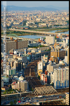 Высотный комплекс Умеда, Умэда Скай Билдинг, Umeda Sky Building, 梅田スカイビル, Осака, Osaka, 大阪, регион Кансай, 関西地方, Kansai, 関西, Хонсю, Honshu Island, 本州, Япония, Japan, 日本