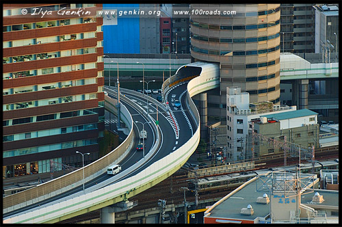 Высотный комплекс Умеда, Умэда Скай Билдинг, Umeda Sky Building, 梅田スカイビル, Осака, Osaka, 大阪, регион Кансай, 関西地方, Kansai, 関西, Хонсю, Honshu Island, 本州, Япония, Japan, 日本