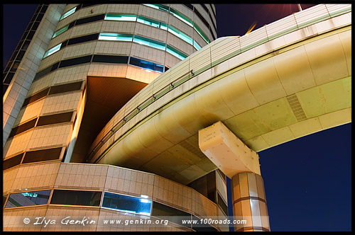 Высотный комплекс Умеда, Умэда Скай Билдинг, Umeda Sky Building, 梅田スカイビル, Осака, Osaka, 大阪, регион Кансай, 関西地方, Kansai, 関西, Хонсю, Honshu Island, 本州, Япония, Japan, 日本