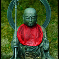 Sitting Jizo, Daisho-in Temple, Miyajima, Honshu, Japan