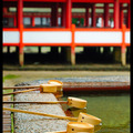 Chozu-bachi at Itsukushima Shrine, Miyajima, Honshu, Japan