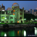 Atomic Bomb Dome at Dusk, Hiroshima, Honshu, Japan