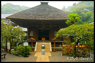 Здание Буцунитиан, Butsunichian, Храм Энгаку-дзи, Engaku-ji, Камакура, Kamakura, 鎌倉市, Kanagawa Prefecture, Канагава, 神奈川県, Регион Канто, Kanto Region, 関東地方, Хонсю, Honshu Island, 本州, Япония, Japan, 日本