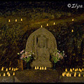 Статуя Канон в Пещере Бетен-куцу, Statuette Kannon in Cave Benten-kutsu, Храм Хасе-дера, 長谷寺, Hase-dera, Камакура, Kamakura, 鎌倉市, Kanagawa Prefecture, Канагава, 神奈川県, Регион Канто, Kanto Region, 関東地方, Хонсю, Honshu Island, 本州, Япония, Japan, 日本