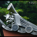 Крыша Главного зала, Roof of Main Hall, Храм Хасе-дера, 長谷寺, Hase-dera, Камакура, Kamakura, 鎌倉市, Kanagawa Prefecture, Канагава, 神奈川県, Регион Канто, Kanto Region, 関東地方, Хонсю, Honshu Island, 本州, Япония, Japan, 日本