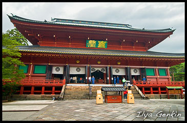 Зал Самбуцудо (Зал Трех Будд), Sanbutsudo, Ринно-дзи, Rinno-ji Temple, 輪王寺, Никко, Nikko, 日光, Регион Канто, Kanto Region, 関東地方, Хонсю, Honshu Island, 本州, Япония, Japan, 日本