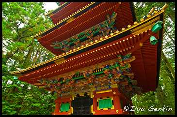 5ти ярусная Пагода, 輪王寺, Никко, Nikko, 日光, Регион Канто, Kanto Region, 関東地方, Хонсю, Honshu Island, 本州, Япония, Japan, 日本