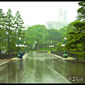 Вид на Мост Нидзубаси (Nijubashi), Императорский Дворец, Tokyo Imperial Palace, 皇居, 宮殿, Токио, Tokyo, 東京, Регион Канто, Kanto Region, 関東地方, Хонсю, Honshu Island, 本州, Япония, Japan, 日本