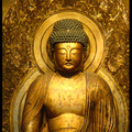 Статуя Амиды Ниорай в Дайдэн, Зодзё-дзи, Zojo-Ji Temple, 三縁山増上寺, Токио, Tokyo, 東京, Регион Канто, Kanto Region, 関東地方, Хонсю, Honshu Island, 本州, Япония, Japan, 日本