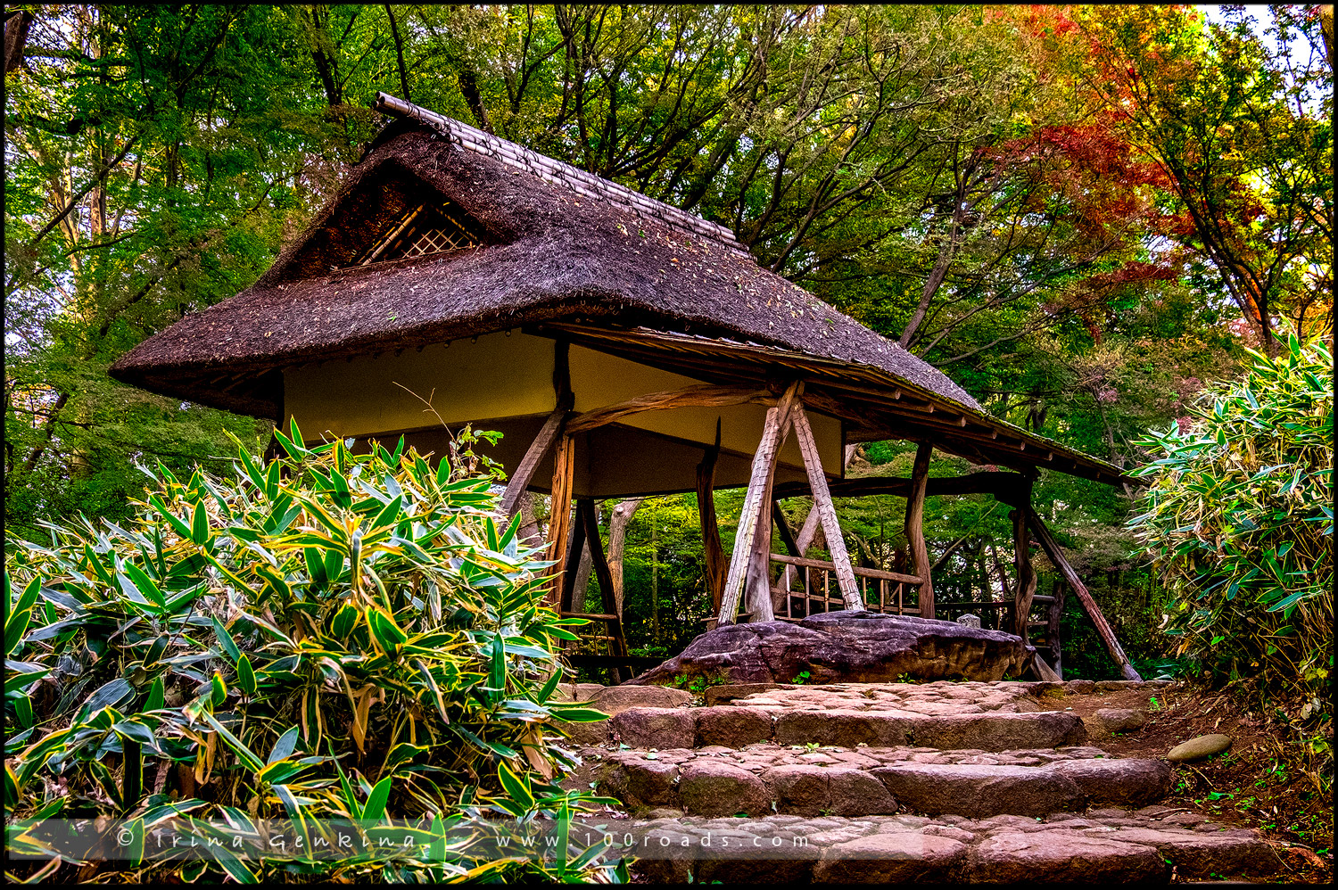 Сад Рикугиэн (六義園 / Rikugien Garden), Токио (Tokyo), Япония (Japan)