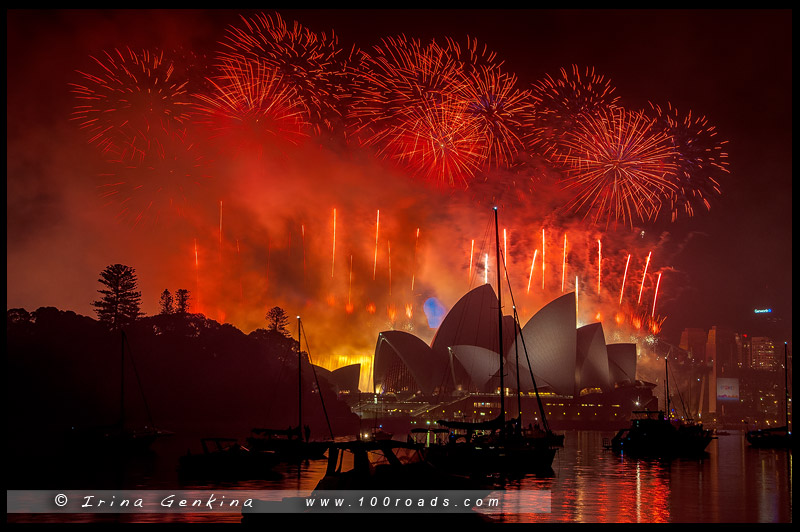 Новогодний салют, Сиднейский салют, Sydney Fireworks, New Year, Сидней, Sydney, Австралия, Australia