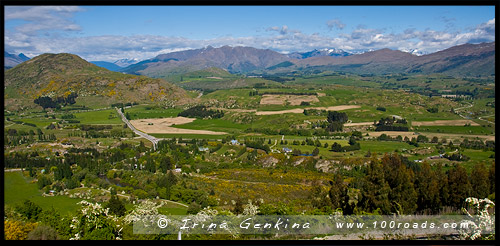 Смотровая площадка Арроутаун, Arrowtown Lookout, Южный остров, South Island, Новая Зеландия, New Zealand