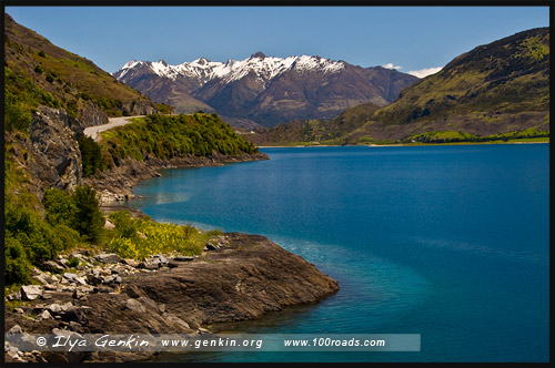 Озеро Ванака, Lake Wanaka, Южный остров, South Island, Новая Зеландия, New Zealand