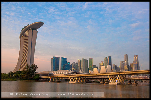 Отель Марина Бэй Сэндс, Hotel Marina Bay Sands, Марина Бэй, Marina Bay, Сингапур, Singapore