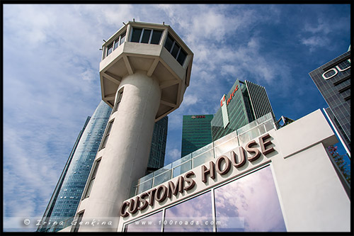 Здание Таможни, Customs House, Марина Бэй, Marina Bay, Сингапур, Singapore
