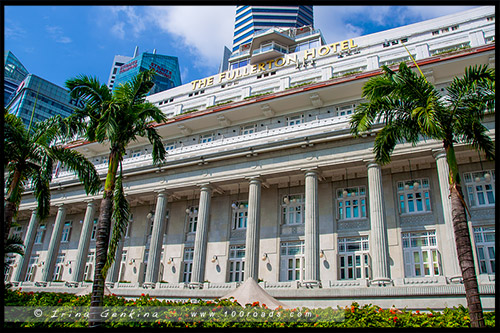 Отель Фуллертон, Fullerton Hotel, Марина Бэй, Marina Bay, Сингапур, Singapore