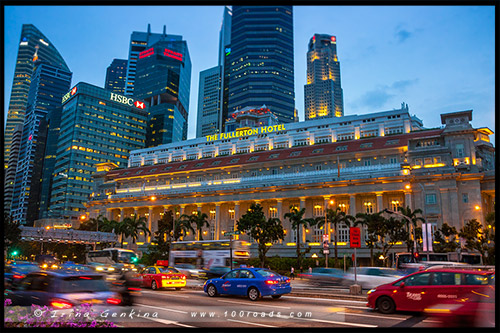 Отель Фуллертон, Fullerton Hotel, Марина Бэй, Marina Bay, Сингапур, Singapore