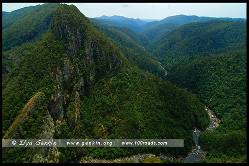 Левен Каньон, Leven Canyon, Тасмания, Tasmania, Австралия, Australia