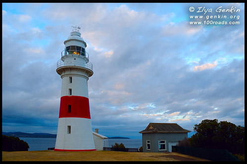 Маяк Нижняя Голова, Low Head, Lighthouse, Лонсестон, Launceston, Тасмания, Tasmania, Австралия, Australia