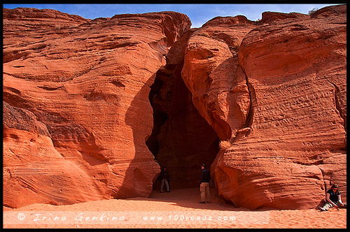 Каньон Антилопы, Antelope Canyon, Аризона, Arizona, США, USA, Америка, America