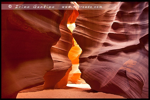 Каньон Антилопы, Antelope Canyon, Аризона, Arizona, США, USA, Америка, America